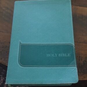 Teal Holy Bible Cover - Classic Teal Bible